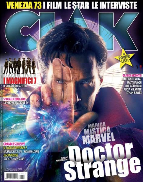 CIAK magazine side cover September 2016