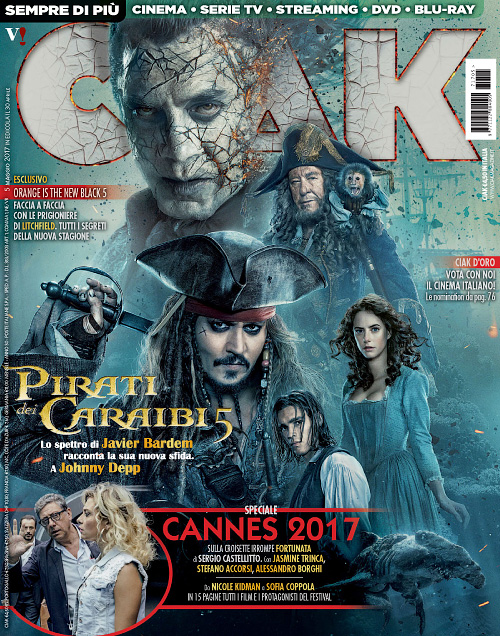 CIAK magazine side cover May 2017