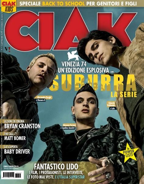 CIAK magazine side cover September 2017