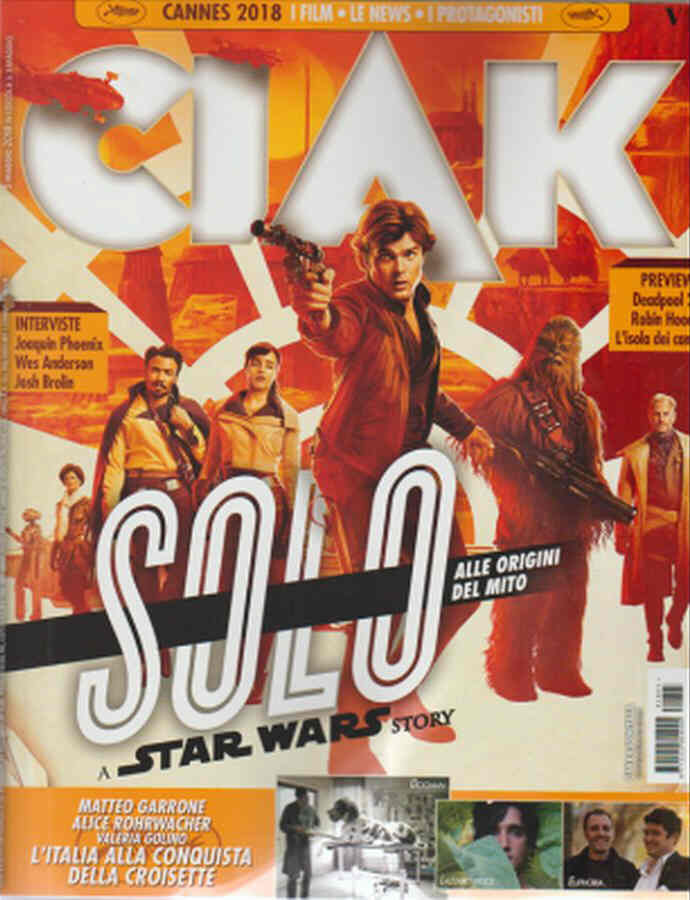 CIAK magazine side cover  May 2018