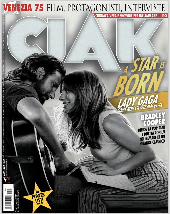 CIAK magazine side cover  September 2018