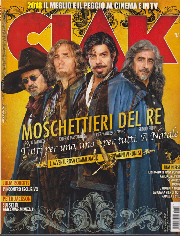 CIAK magazine side cover  December 2018