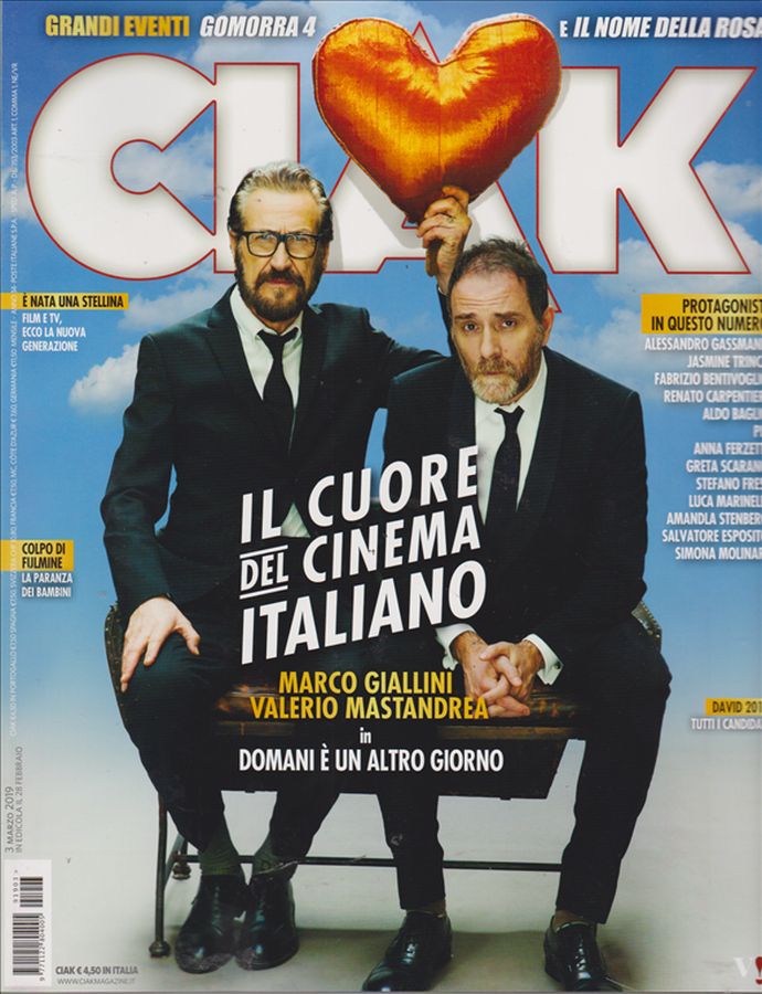 CIAK magazine side cover  March 2019