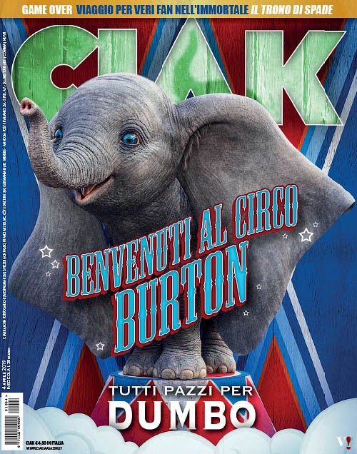 CIAK magazine side cover  April 2019