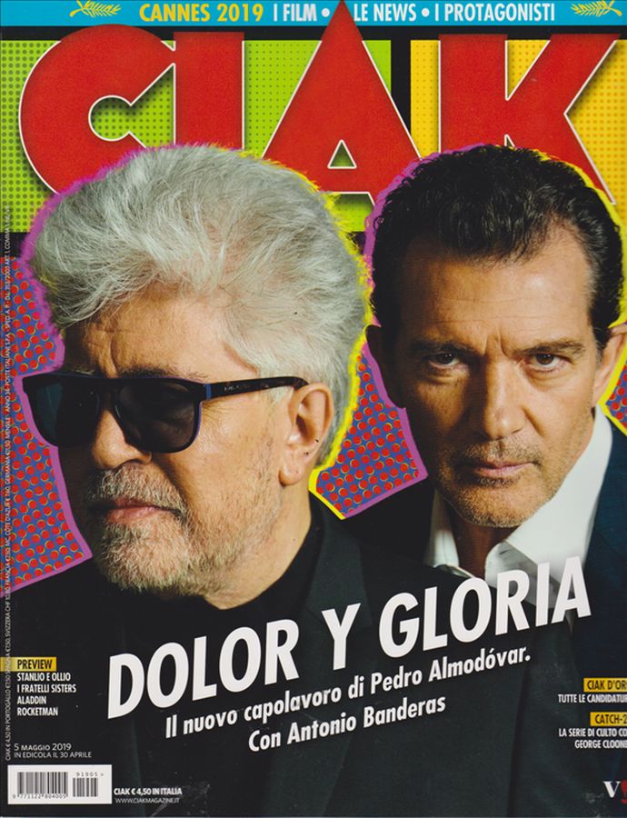 CIAK magazine side cover  May 2019