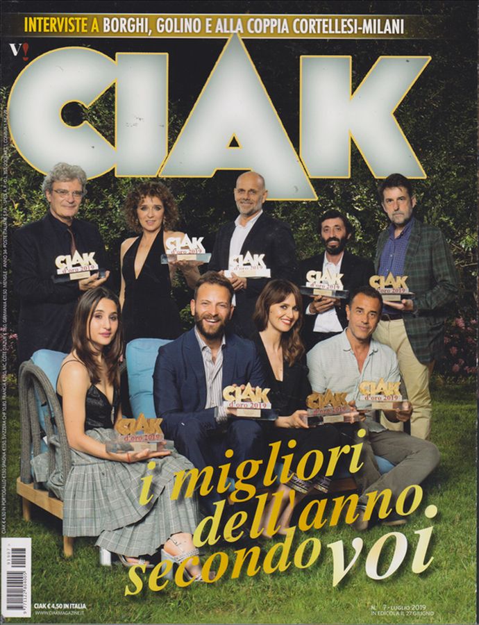 CIAK magazine side cover  July 2019