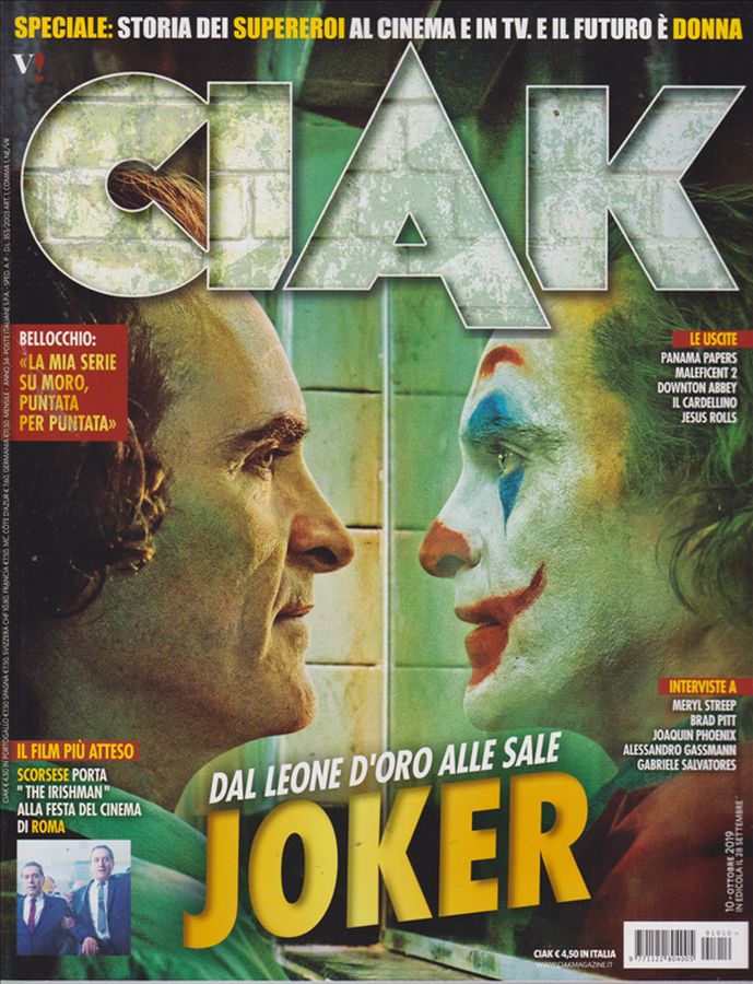 CIAK magazine side cover  October 2019