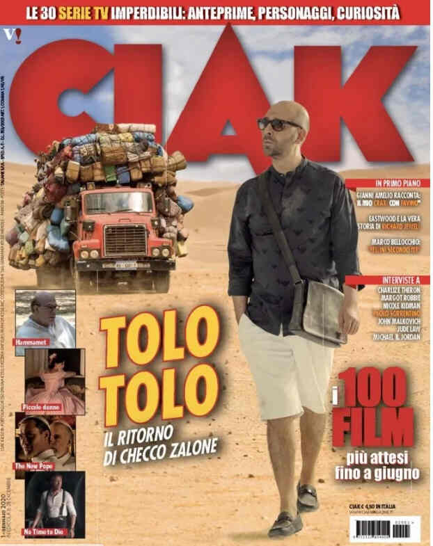 CIAK magazine side cover  January 2020
