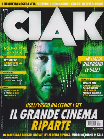 CIAK magazine side cover  June 2020