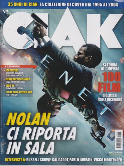CIAK magazine side cover  August 2020