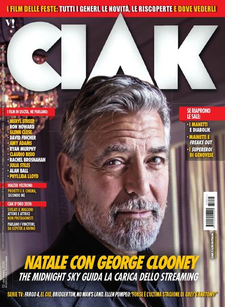 CIAK magazine side cover  December 2020