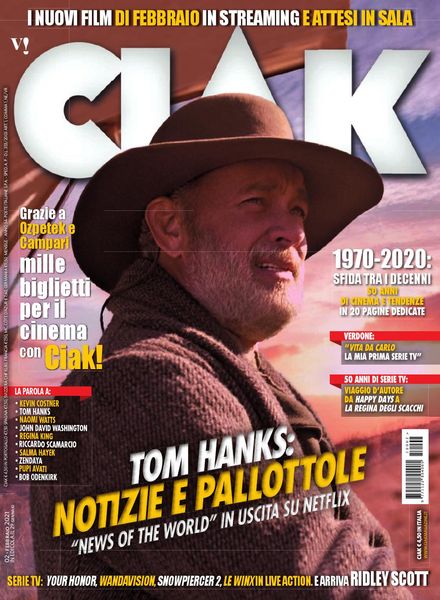 CIAK magazine side cover  February 2021
