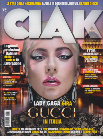 CIAK magazine side cover  April 2021
