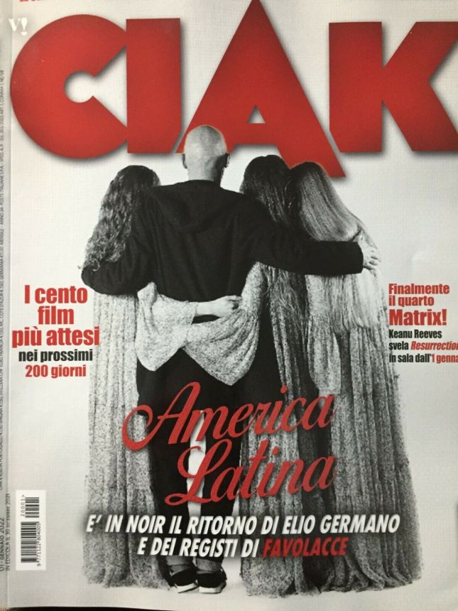 CIAK magazine side cover  January 2022
