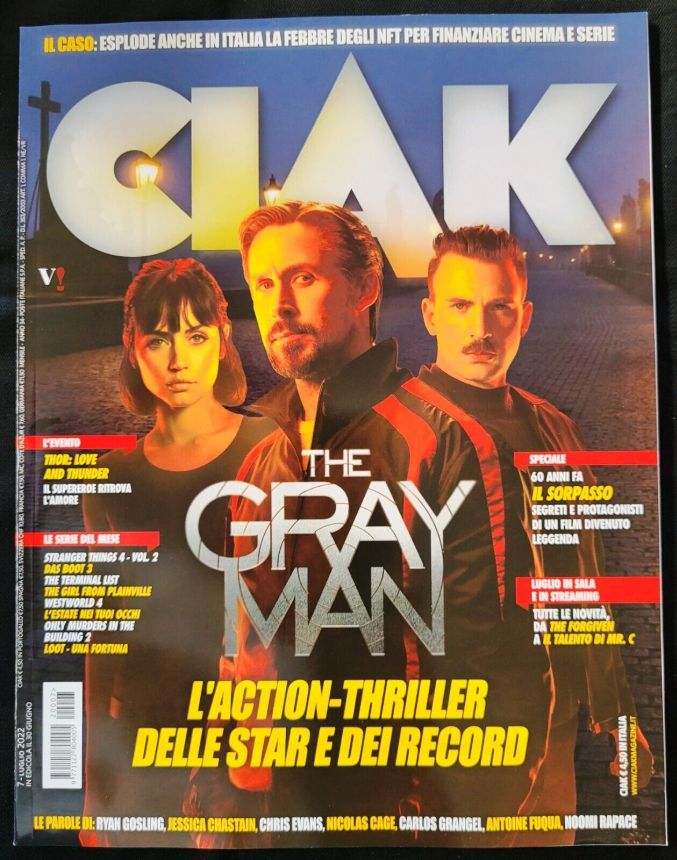 CIAK magazine side cover  July 2022