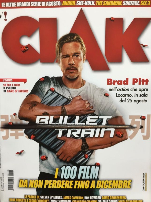 CIAK magazine side cover  August 2022