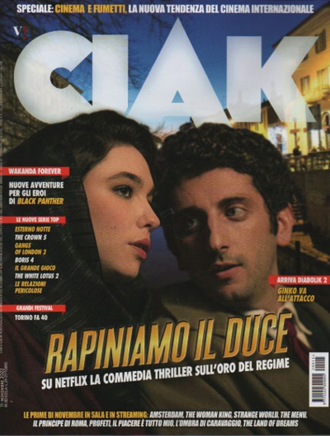 CIAK magazine side cover  November 2022