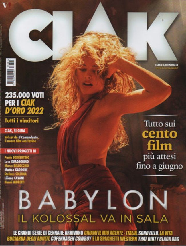 CIAK magazine side cover  January 2023