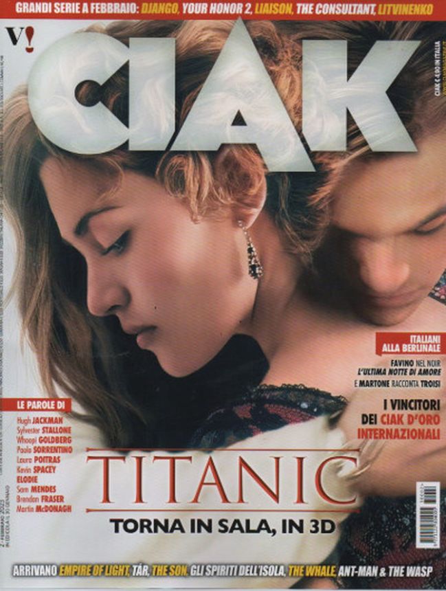 CIAK magazine side cover  February 2023