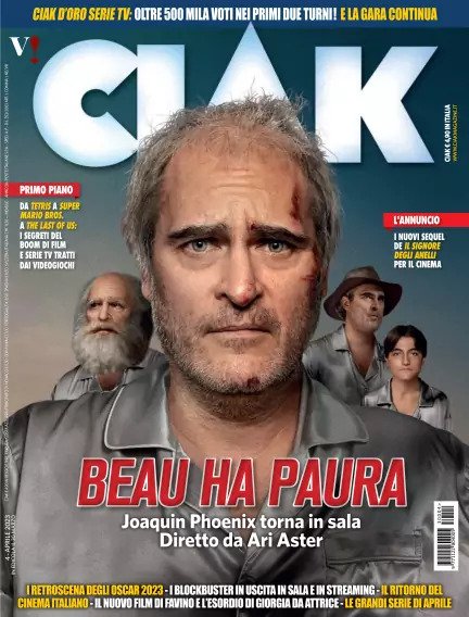 CIAK magazine side cover  April 2023
