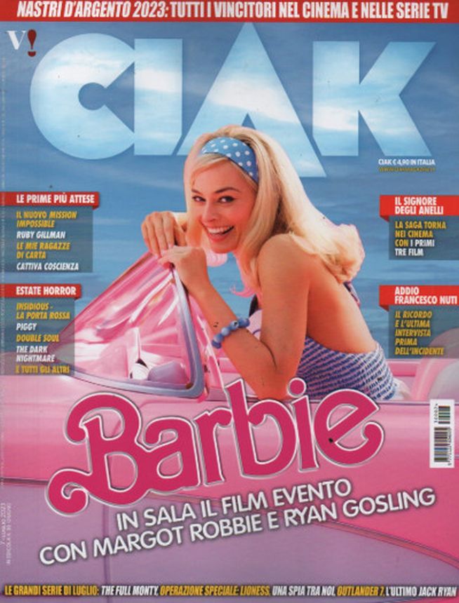CIAK magazine side cover  July 2023