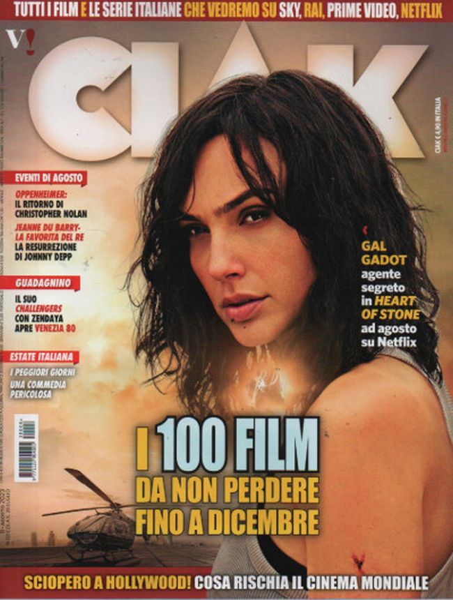 CIAK magazine side cover  August 2023