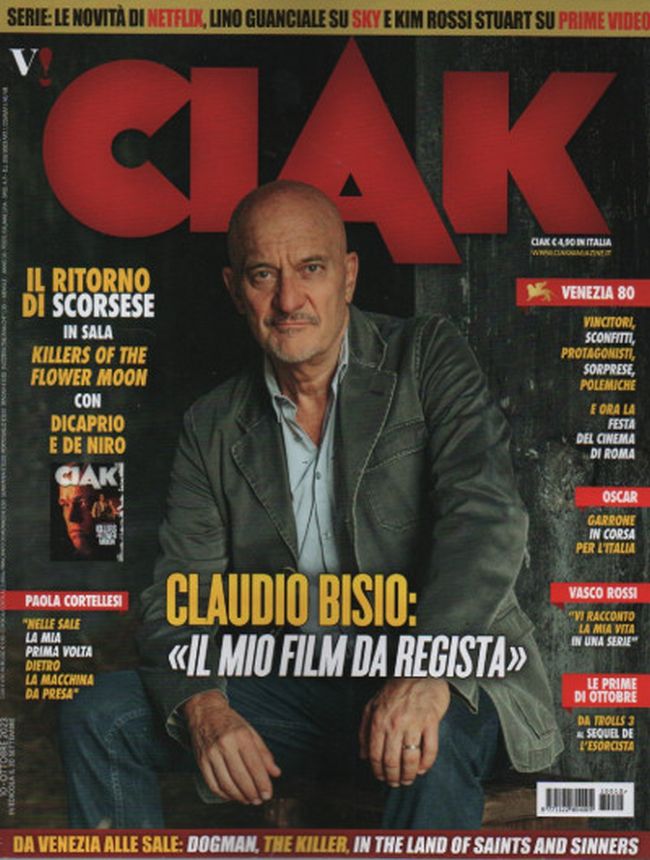 CIAK magazine side cover  October 2023