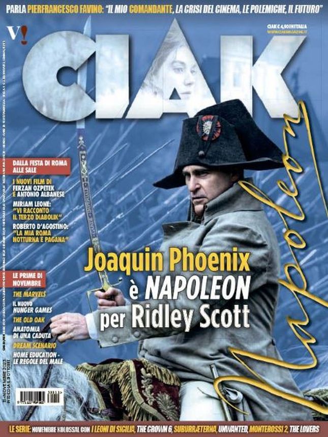 CIAK magazine side cover  November 2023