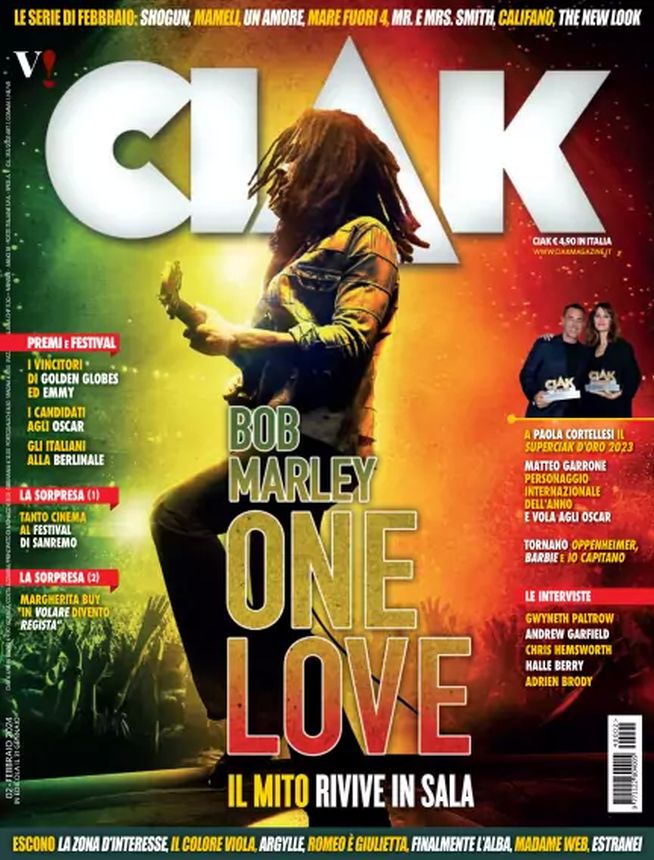 CIAK magazine side cover  February 2024