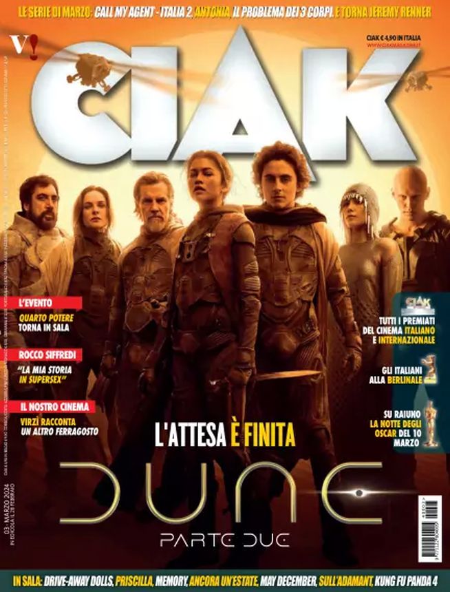 CIAK magazine side cover  March 2024