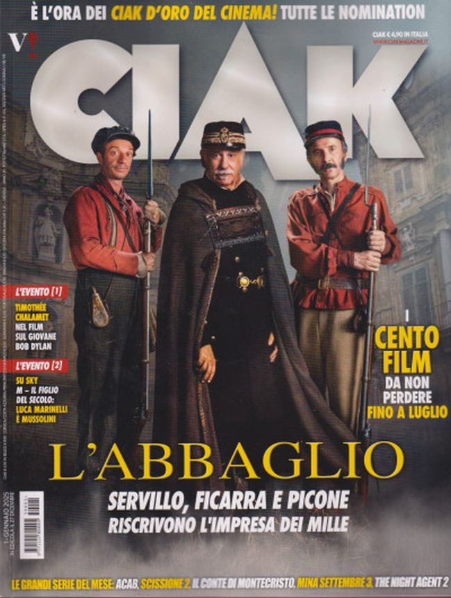 CIAK magazine side cover  January 2025