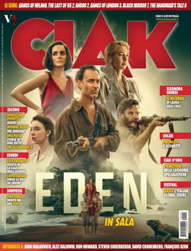 CIAK magazine side cover  April 2025
