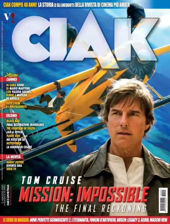 CIAK magazine side cover  May 2025