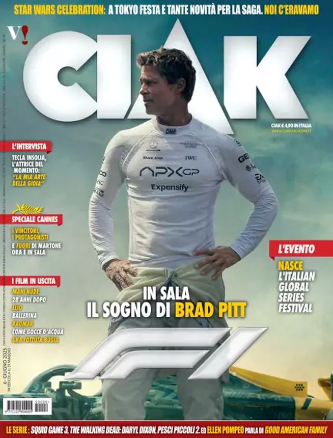 CIAK magazine side cover  June 2025