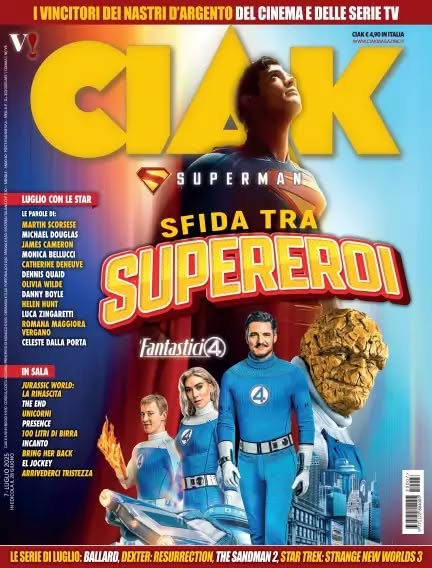 CIAK magazine side cover  July 2025