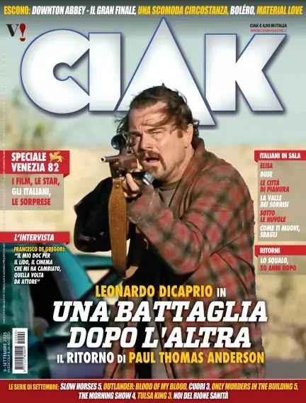 CIAK magazine side cover  September 2025