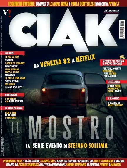 CIAK magazine side cover  October 2025