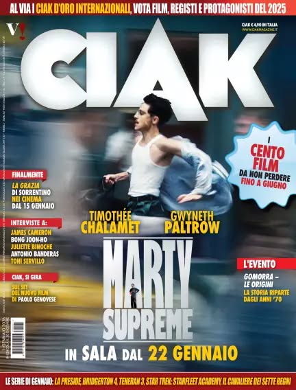 CIAK magazine side cover  January 2026