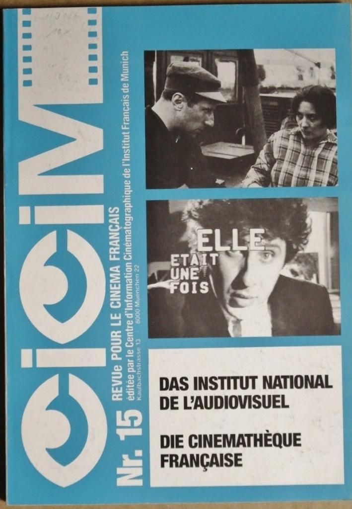 CICIM magazine side cover Issue 15  1986