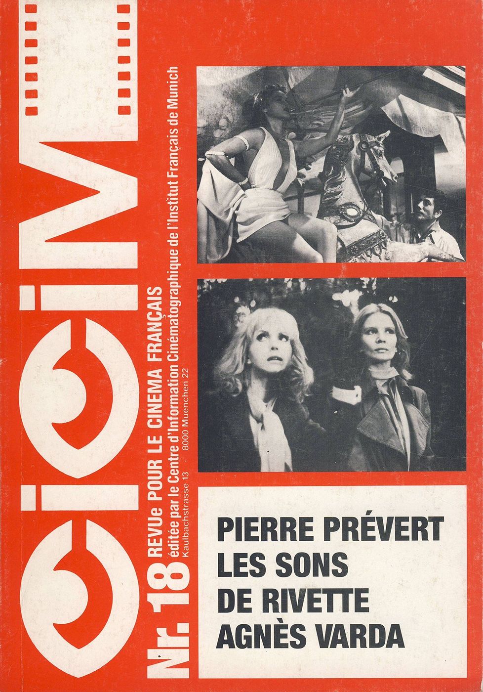 CICIM magazine side cover Issue 18   1987