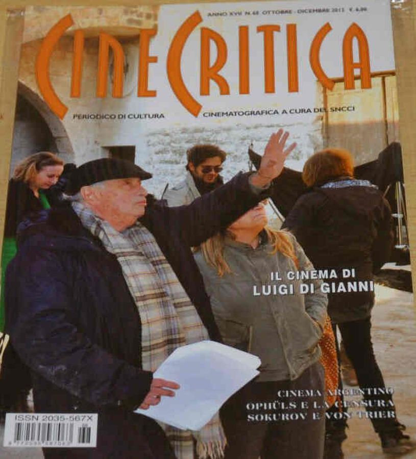 CINECRITICA magazine side cover Issue 68  October/December 2012