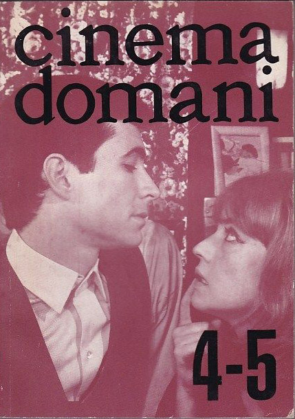 CINEMA DOMANI magazine side cover Issue 4-5  July/October 1962