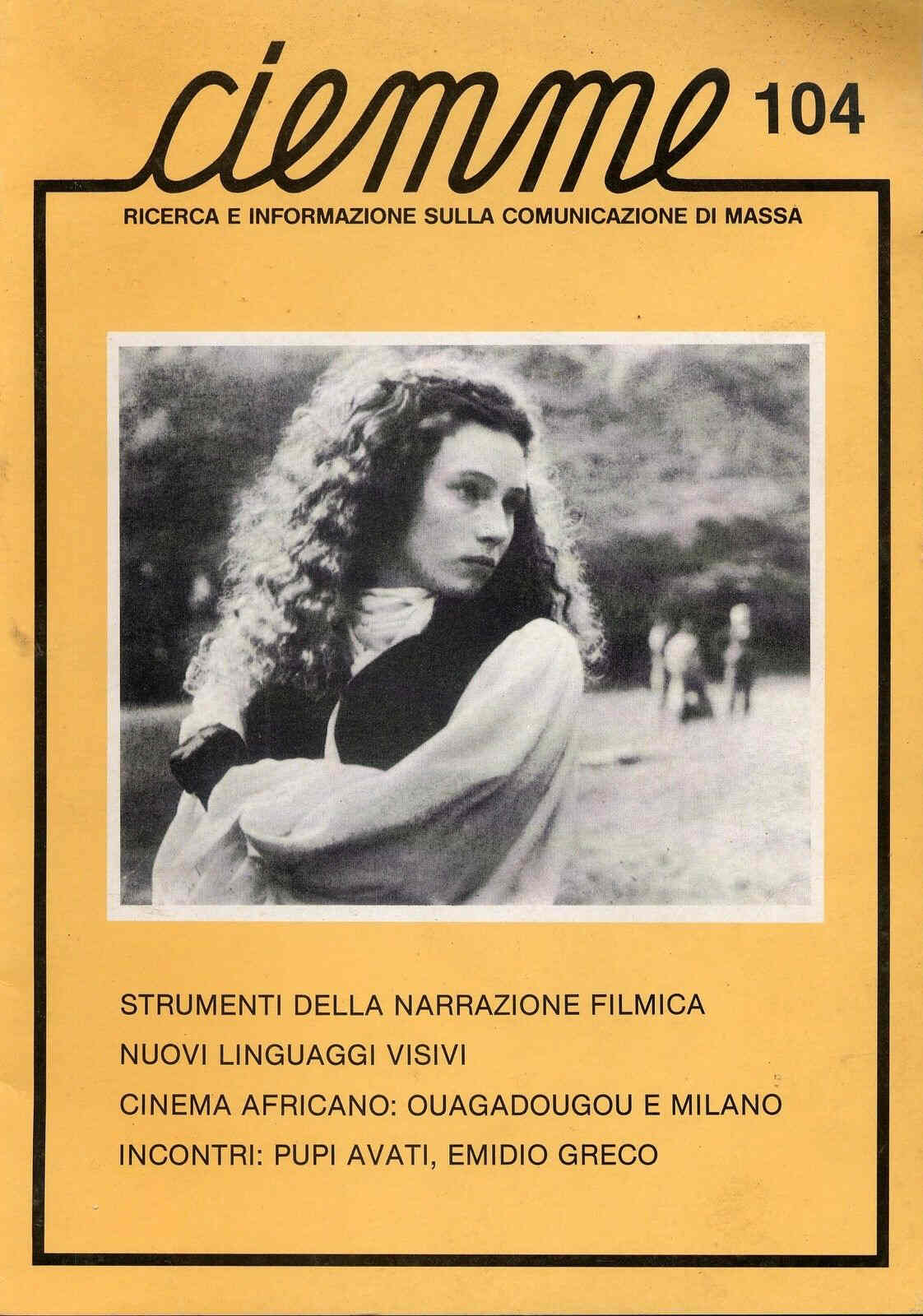 CIEMME magazine side cover Issue 104 April/June 1993