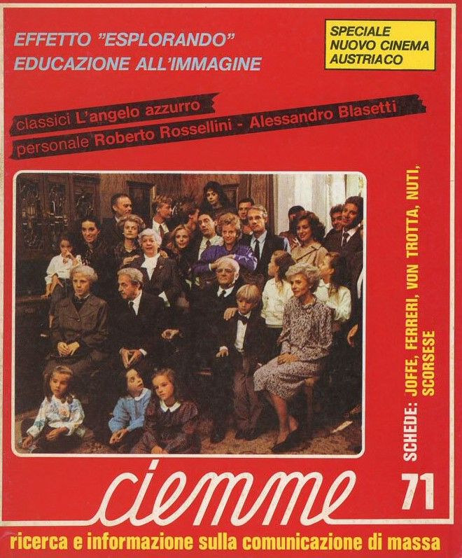 CIEMME magazine side cover Issue 71  February 1987