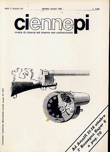 CIENNEPI magazine side cover Issue 3/4 January-June 1980