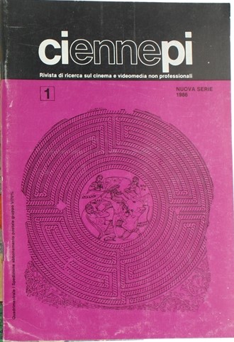 CIENNEPI magazine side cover Issue 1   1986