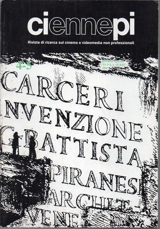 CIENNEPI magazine side cover Issue 4/5  Nuova Serie January/August 1987