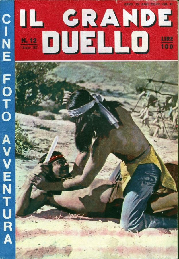CINE FOTO AVVENTURA magazine side cover Issue 12 1 October 1957