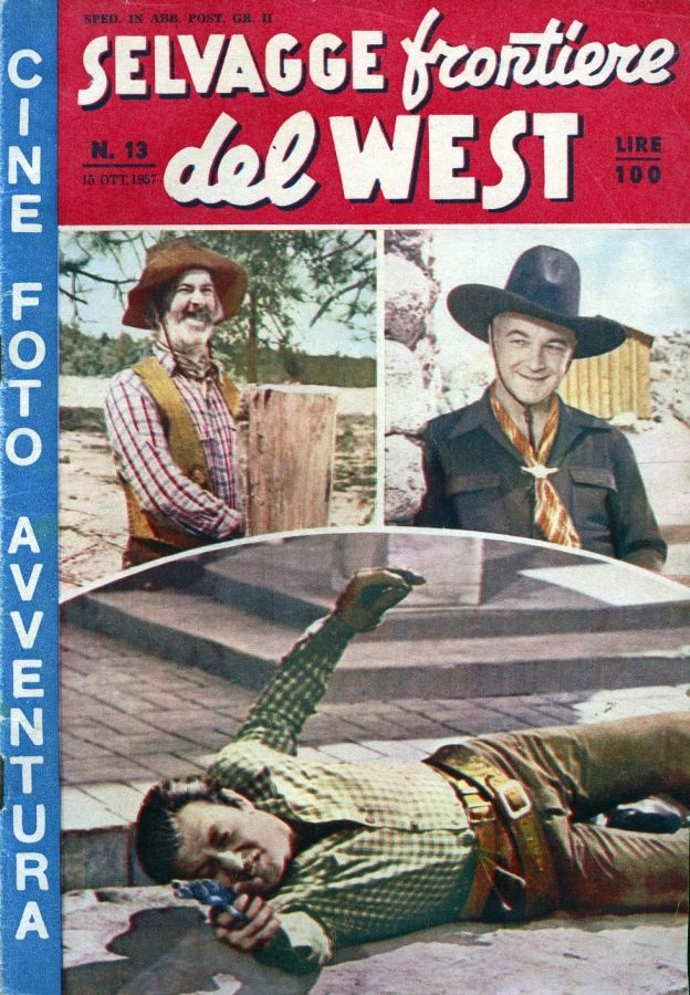 CINE FOTO AVVENTURA magazine side cover Issue 13 15 October 1957