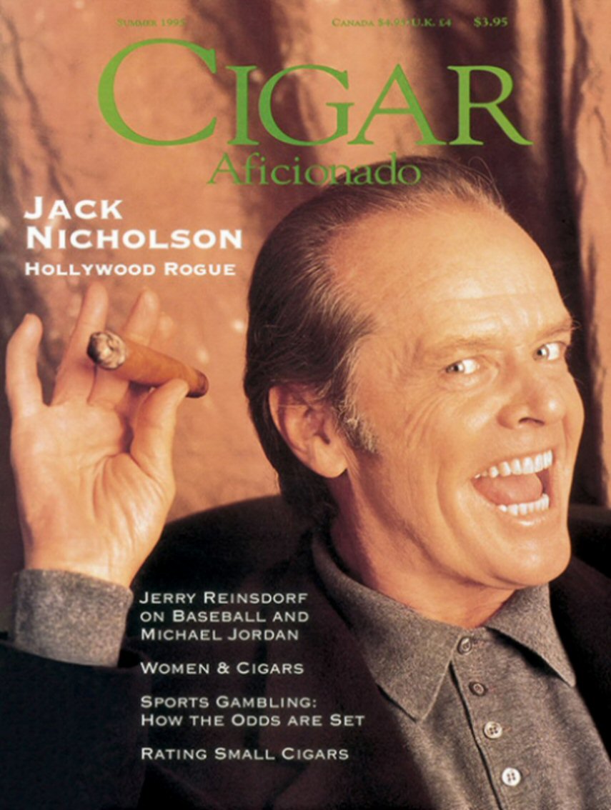 CIGAR AFICIONADO magazine side cover Summer 1995